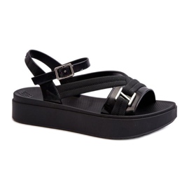 Step in style Sandales Modèle Zaxy LL285064 Noir - Entrez avec style