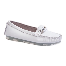 Step in style Mocassins Modèle S.Barski LR339 Blanc - Entrez avec style