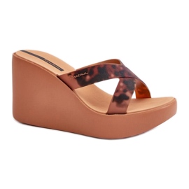 Sandale Tongs Modèle 83520 Ipanema High Fashion Slide Fem Marron - Step in style brun