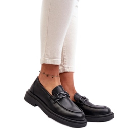 Step in style Mocassins Modèle Keelana 24PB18-6885 Cuir Noir - Entrez avec style le noir