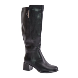 Step in style Bottes Modèle Izanae RMR2481-3 Cuir Noir - Entrez avec style le noir