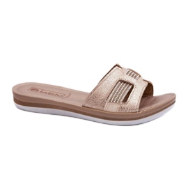 Step in style Sandale Tongs Modèle Inblu BA000050 Or - Entrez dans le style jaune