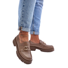 Step in style Chaussures Modèle Rosefalls 20153 Cuir Beige Foncé - Entrez avec style