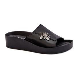 Step in style Sandale Tongs Modèle S.Barski KV27-015 Noir - Entrez avec style le noir