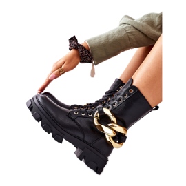 Step in style Bottes trappeur Jensen Modèle L13107-8 Blk Black - Entrez avec style le noir