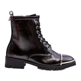 Step in style Bottes Modèle Lu Boo XW37343 Cuir Noir - Entrez avec style le noir