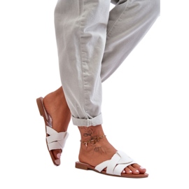 Step in style Sandale Tongs Modèle Aversa W-112 Blanc - Entrez avec style