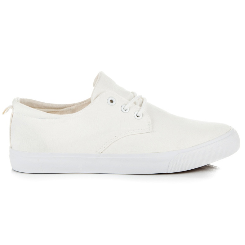 L&H Baskets blanches à lacets