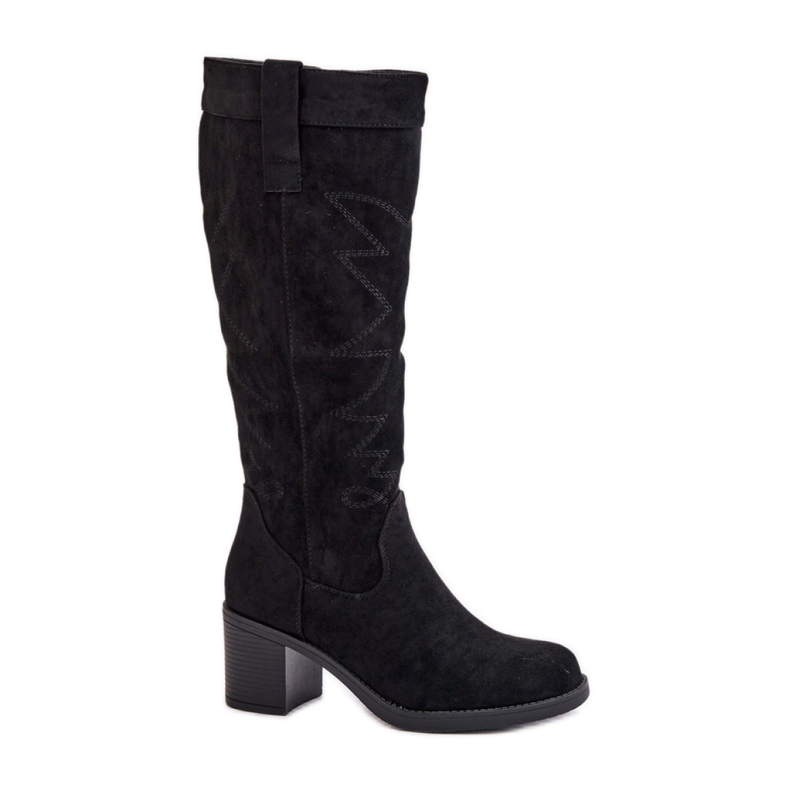 Step in style Bottes Modèle Erisorae CHC321 Noir - Entrez avec style le noir