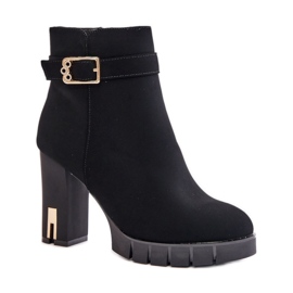 Step in style Bottes Modèle Taitra HB-258 Noir - Entrez avec style le noir