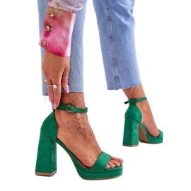 Step in style Sandales Modèle Merila LC-29 Vert - Entrez avec style