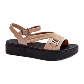 Step in style Sandales Modèle Zaxy LL285063 Beige - Entrez avec style