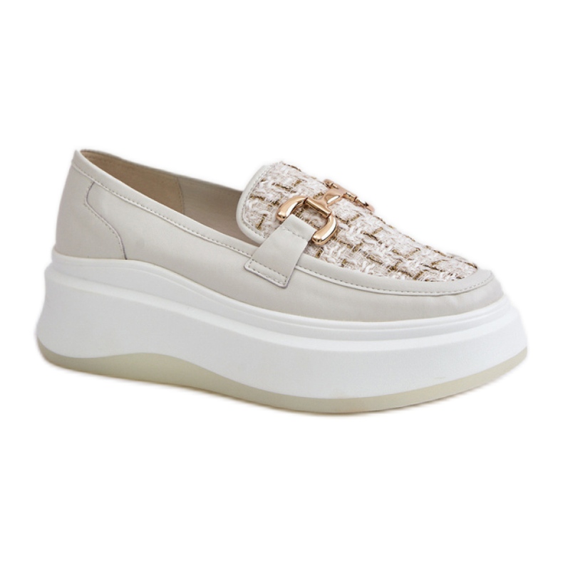 Step in style Mocassins Modèle Vinceza 89105 Beige Clair - Entrez avec style