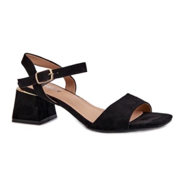Step in style Sandales Modèle Leisha LT33-10 Noir - Entrez avec style le noir