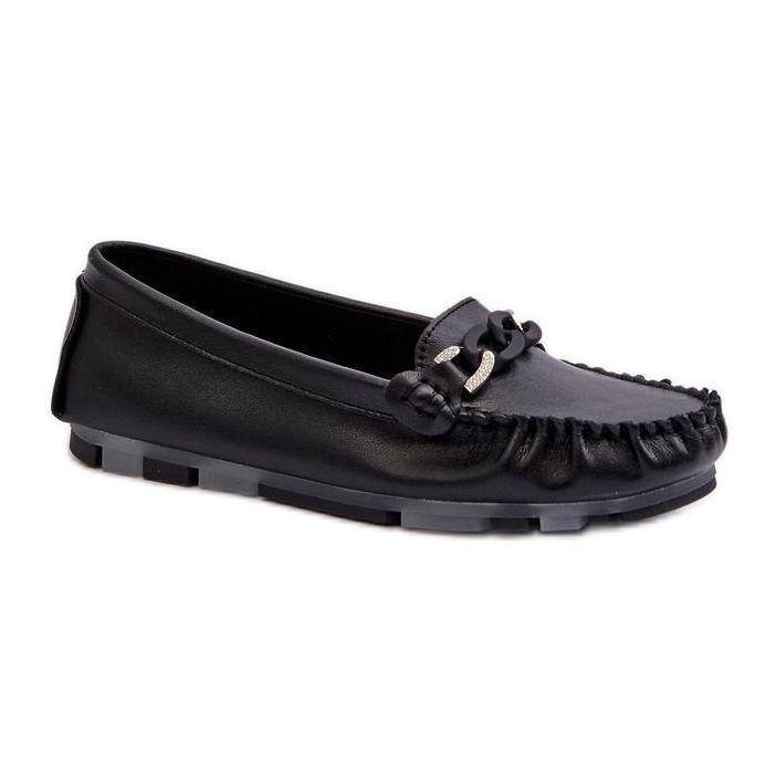 Step in style Mocassins Modèle S.Barski LR339 Noir - Entrez avec style le noir