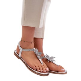 Step in style Sandales Modèle Edoni WWW502 Argent - Entrez avec style gris