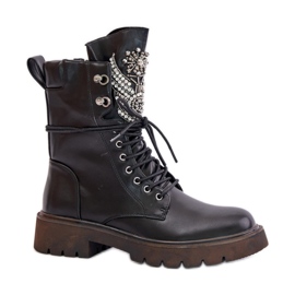 Step in style Modèle Workers Da MR880-080 Cuir Noir - Entrez avec style le noir