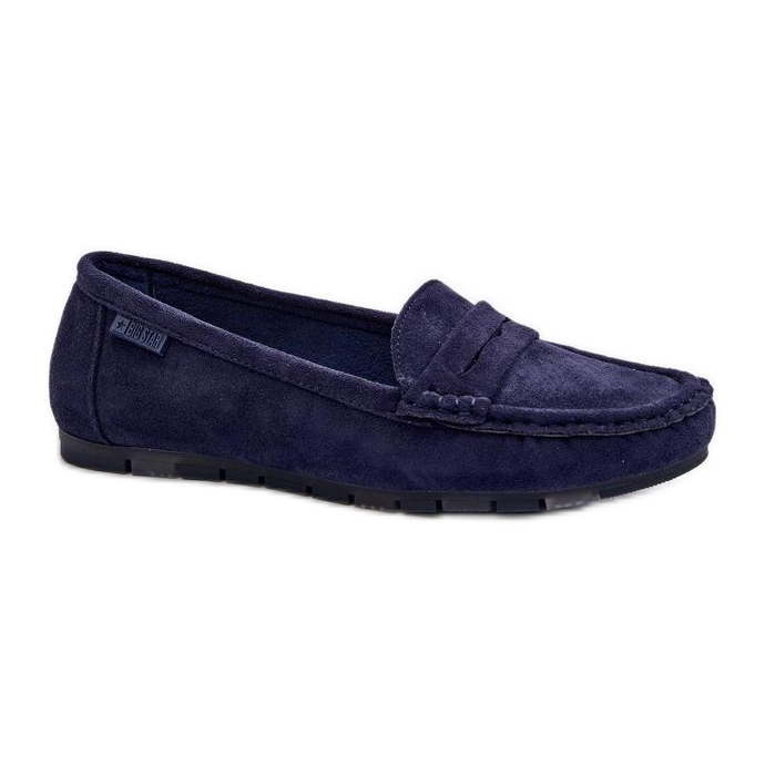Step in style Mocassins Modèle Big Star NN274931 Système de Mousse à Mémoire Marine - Entrez avec style