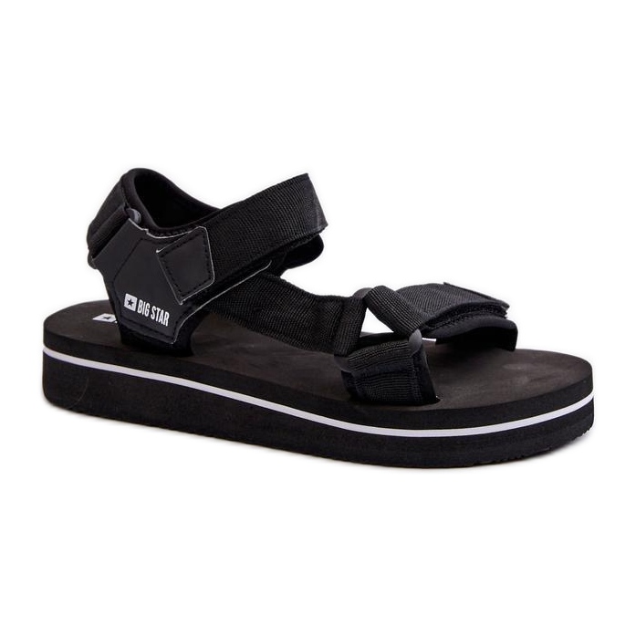 Step in style Sandales Modèle Big Star NN274A532 Noir - Entrez avec style le noir