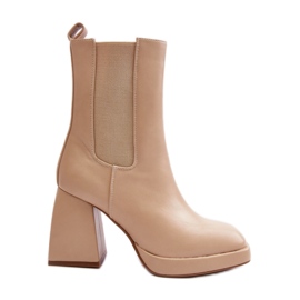 Step in style Bottes Modèle Stelares 5892 Beige - Entrez avec style