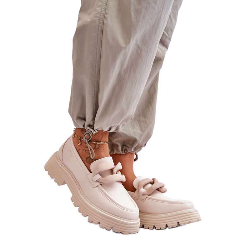 Step in style Mocassins Modèle Big Star LL274581 Beige - Entrez avec style