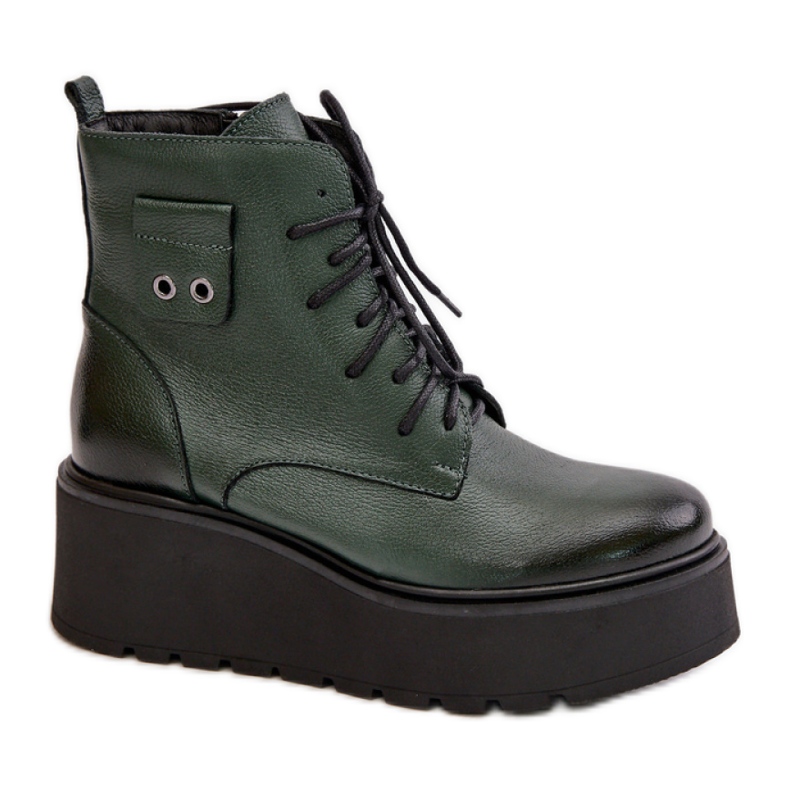 Step in style Bottes Modèle Zazoo 60499 Vert Foncé - Entrez avec style