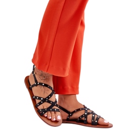 Step in style Sandales Modèle Alemona THS-88 Noir - Entrez avec style le noir