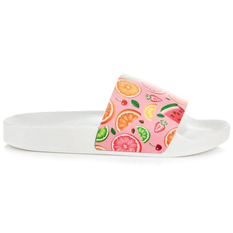 Vices Pantoufles aux fruits rose Vices Pantoufles aux fruits rose