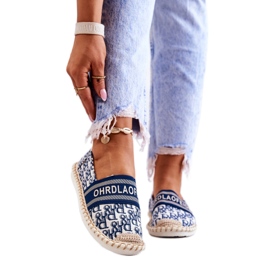 Step in style Espadrilles Modèle Warm Time NB358P Bleu - Entrez avec style