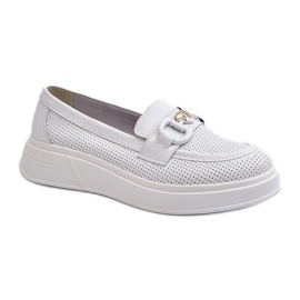 Step in style Mocassins Modèle S.Barski LR720 Blanc - Entrez avec style