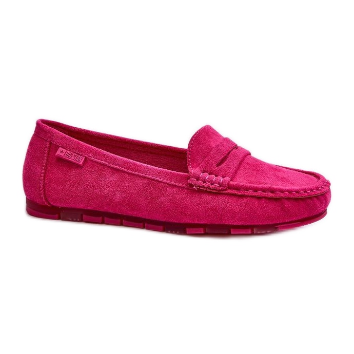 Step in style Mocassins Modèle Big Star NN274934 Système de Mousse à Mémoire Fuchsia - Entrez avec style rose