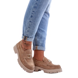 Step in style Chaussures Modèle Rosefalls 20153 Beige Daim - Entrez dans le style