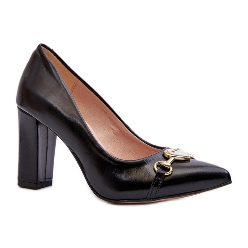 Step in style Escarpins Modèle Zazoo 2453/OS Cuir Noir - Entrez avec style le noir