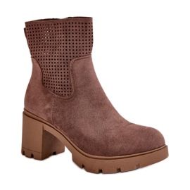 Step in style Bottes Modèle Rashmi RMR23108A-18 Marron - Entrez avec style brun Step in style Bottes Modèle Rashmi RMR23108A-18 Marron - Entrez avec style brun