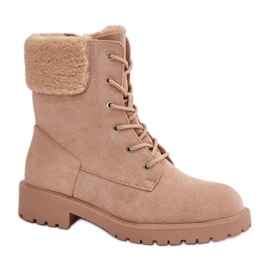 Step in style Modèle Workers Mivael QT86 Beige - Entrez avec style