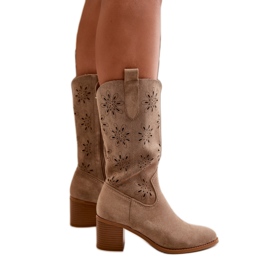 Step in style Bottes Modèle Nevilos RMR2337-11 Beige - Entrez avec style