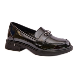 Step in style Mocassins Modèle Vinceza 58409 Laqué noir - Entrez avec style le noir