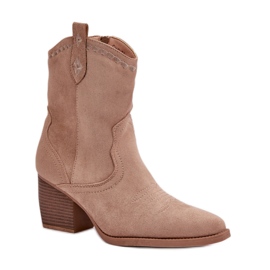 Step in style Bottes Modèle Narinae CHC359 Beige - Entrez avec style