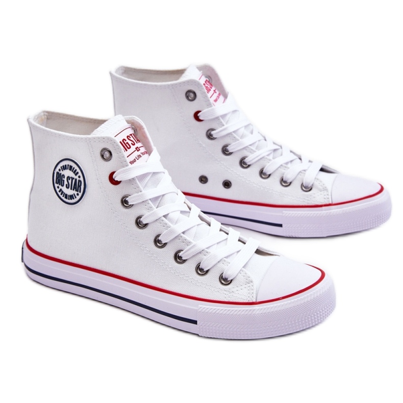 Step in style Baskets Modèle Big Star T274026 Blanc - Entrez avec style blanche