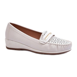 Step in style Mocassins Modèle Nassnema 833959 Blanc - Entrez avec style blanche