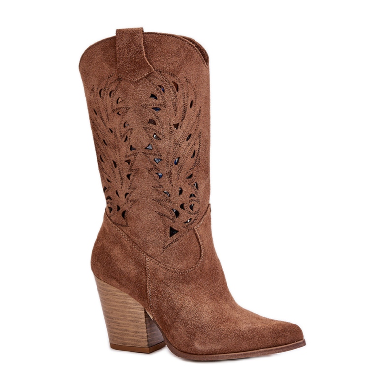 Step in style Bottes Modèle Lewski 3609 Marron Daim - Entrez avec style brun