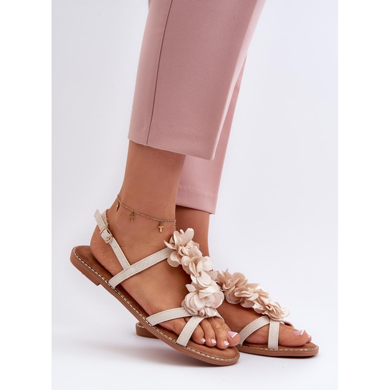 Step in style Sandales Modèle Abidina JL85 Beige - Entrez avec style