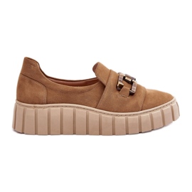 Step in style Chaussures Modèle Lewski 3398 Beige Foncé - Entrez avec style