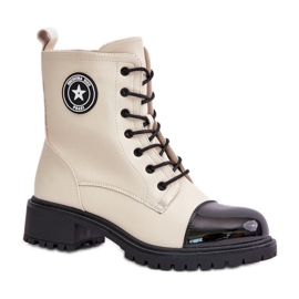 Step in style Modèle Workers Soratta 089 Beige/Noir - Entrez avec style le noir