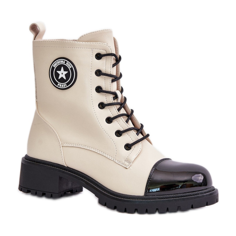 Step in style Modèle Workers Soratta 089 Beige/Noir - Entrez avec style le noir