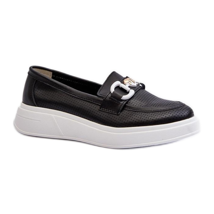 Step in style Mocassins Modèle S.Barski LR720 Noir - Entrez avec style le noir