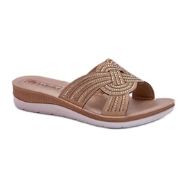 Step in style Sandale Tongs Modèle Inblu BV000037 Beige - Entrez avec style