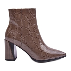 Step in style Bottes Modèle S.Barski MR870-58 Beige Foncé - Entrez avec style