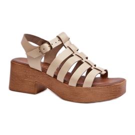 Step in style Sandales Modèle Zazoo 40410 Beige - Entrez avec style