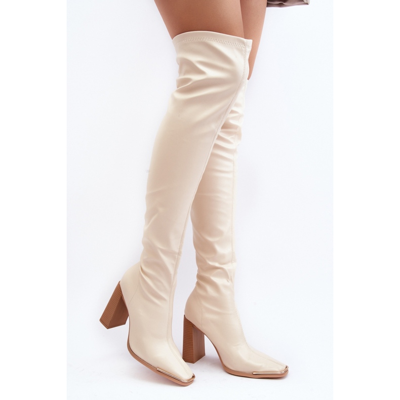 Step in style Bottes Modèle Orcella 6028 Beige - Entrez avec style